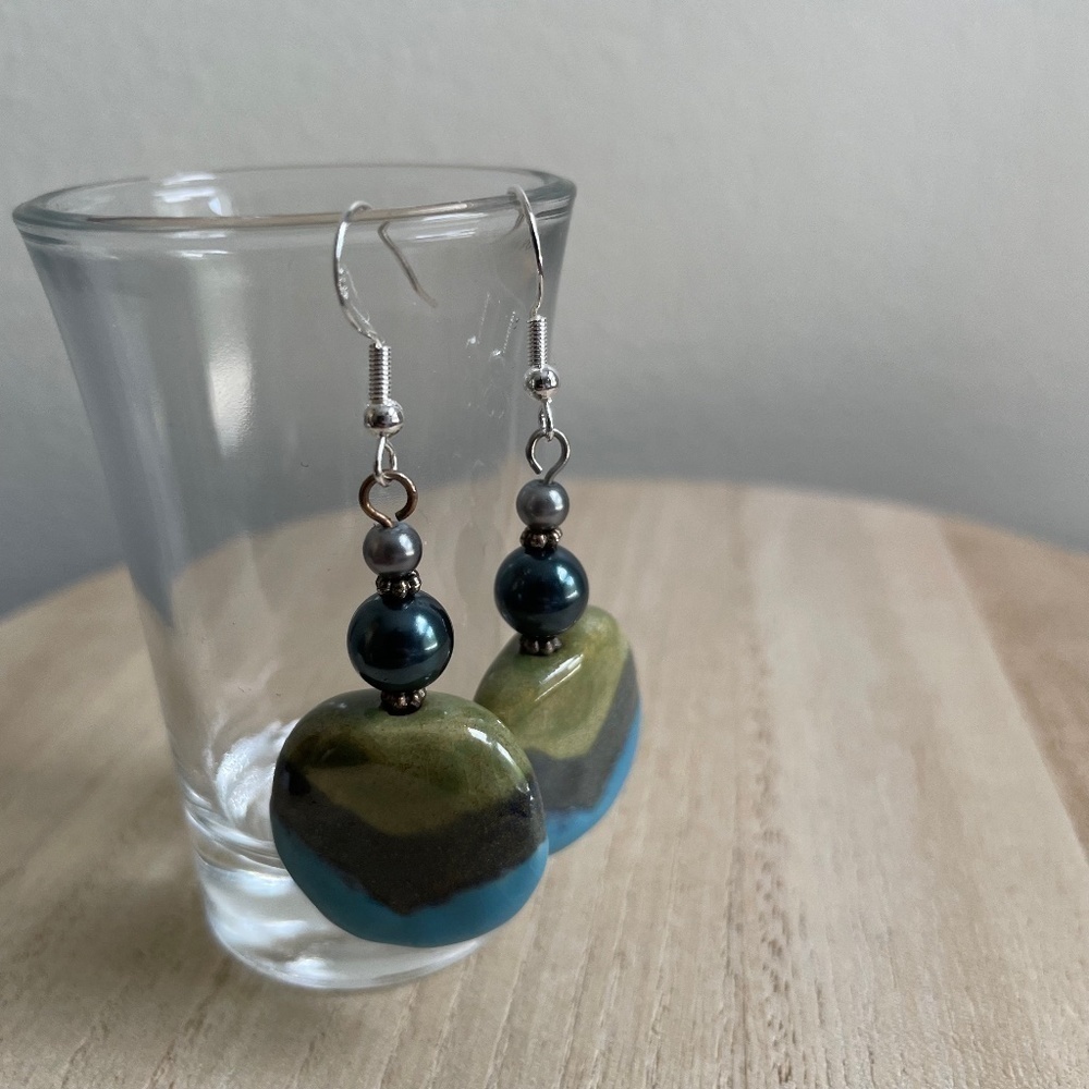 Vintage Charm Beaded Earrings